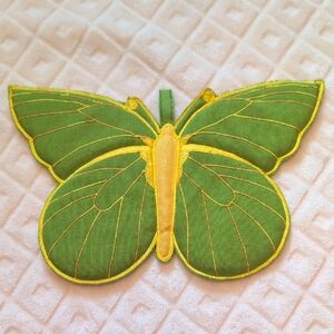 Vintage 1970s Neiman Marcus Butterfly Pot Holder Oven Mitt